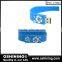 Free LOGO USB 2.0 Bracelet Silicone Real Capacity Usb Stick Cheap Promotional(PVC-LY003)