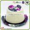 Fashion lady straw cap for summer straw hat with leather band