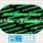 Ultrathin printing holographic uv id hologram overlay