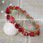 Decorative Wedding Flower Garland Headwrap for Bride Headband