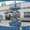 12m battery power self-propelled scissor lift platform for warehouse