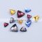 Fashion pointback triangle shape crystal fancy stones for clothing