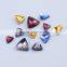 Fashion pointback triangle shape crystal fancy stones for clothing