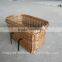 Natural High Quality Wicker Removable Bicycle Basket Wholesale