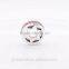 Individual Clear Cz Stone Tire balancing Beads 2015 Fashion Silver Charms X039
