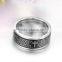 8.5MM Stainless Steel Cross Symbol Letter Ring Fashion Women Ring Wedding Jewelry 6260492