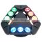 Guangzhou BaiyunLED Stage Lighting 9pcs LED Spider Light 9x10W RGBW 4in1 Moving Head Beam Indoor DJ Effect,moving head light sta
