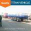 flatbed with side wall semi trailer , 3 axle for sale