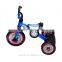 Aosom Blue Kids Play Tricycle MINI Toddler Tricycle with Push Handle