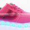 Factory Hotselling Pink Children LED Light Up Shoes