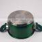 Green Non-Stick Stainless Steel Casserole With Lid