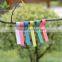 Taizhou manufacture high quality garden colorful hoop plastic plant label wholesale