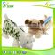 Kids stationery case creative lovely plush dog head pencil bag