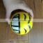 high quality hot sell big size mini toys PU ball amoji ball yellow ball toys for kids children