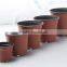 Cheapest disposable double color flower pot for greenhouse and garden