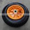 high quality competitive price wheel barrow plastic rim air wheel 3.50-7