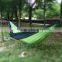 Best selling Double Person Portable Blackish Parachute Nylon Fabric hammock