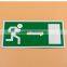 Emergency PVC Exit Safety Sign