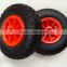 EL-624 260x85 wheelbarrow solid pu foam wheels with plastic center rim