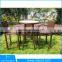 2017 New European Classical Style Bar High Table And Chair For Garden
