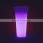plastic solar led flower pot light stand design high quality
