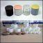 matte frosted black massage glass candle holder/frosted matte black glass candle jar/ wholesale glass candle holder