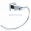 Jiangmen Factory Bathroom Wall Mounted Stainless Steel Towel Ring Chrome