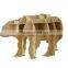 Bear Puzzle Table,Creative Animal Furniture,MDF DIY Assembled Bear Table For Fashion Living Room,Wooden Animal Furniture