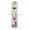 7-Tier Modular Cut-Out Quarter-Circle WPC Corner Shelf Unit White Storage Organizer Display Rack