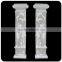 House pillars designs Greek style natural marble pillars with statues