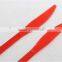 8.5" PS black, red or clear disposable plastic serving fork