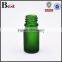 5ml frosted green small glass oil bottle wholesale with big head dropper