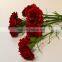61cm 3 flower heads red artificial carnation flowers
