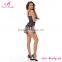 Hot Sale Lace Transparent Babydoll Sexy Sleepwear Lingerie Set