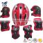 SKATE PROTECTION SET(One pair of knee pads, one pair of elbow pads and one pair of palm pads+helmet)