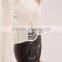 MGOO Newest Design Women Knitwear Sweater Drop Shoulder Loose Neck Distressed Ladder Jumper Cream