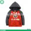 custom fashion baby boys long sleeves hooded sweater coat