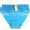 blue almond daisy cotton brief panties/yje wholesale plus size sexy cotton breathable underwea panties/mulit color