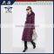 Purple Windproof Lightweight Women Down Coat