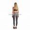 Moshiner Leggings Polyester Spandex Seamless Gloss Pants High Waisted Women's Faux Leather Stretch Skinny Pants Leggings