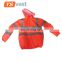 AS 300D Oxford PU coat windproof reflective safety jacket