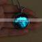 Glowing Pendant Necklace Cute Cat Christmas Model Chain Luminous necklace women jewelry