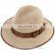 2016 Fashion fedora hats wholesale felt hat with piping brim