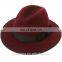 2016 Fashion fedora hats wholesale felt hat with piping brim