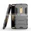 Detachable 2 in 1 with Stand Hybrid Hard PC + Black TPU Back Cover Case for ZTE Axon 7