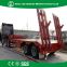High Quality Lowbed Semi Trailer Used to Transport Large Heavy Equipment Easily