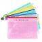 A3,A4,A5,B4,B5,B6,B8 file folder clear mesh bag printed logo document folder with zipper