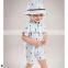 T-BJ003 Wholesale Baby Boy New Fashionable Printed Summer Jumpsuits