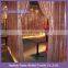 BCK086 bathroom cafe silver sequin curtains