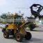 1.2ton articulated wheel loader, wheel loader with joystick control, loader with quick hitch